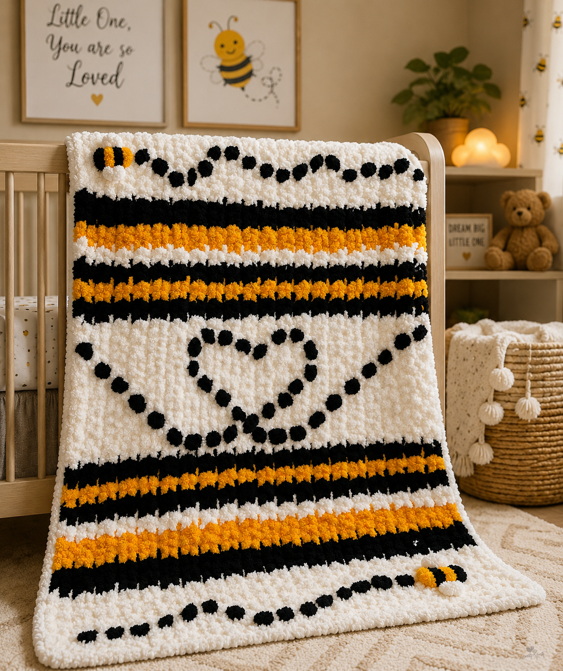 Bee Loved Baby Blanket