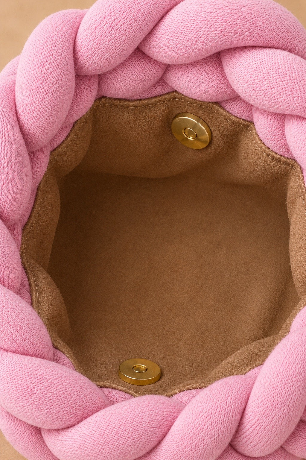 Signature Knot Satchel - Rosé