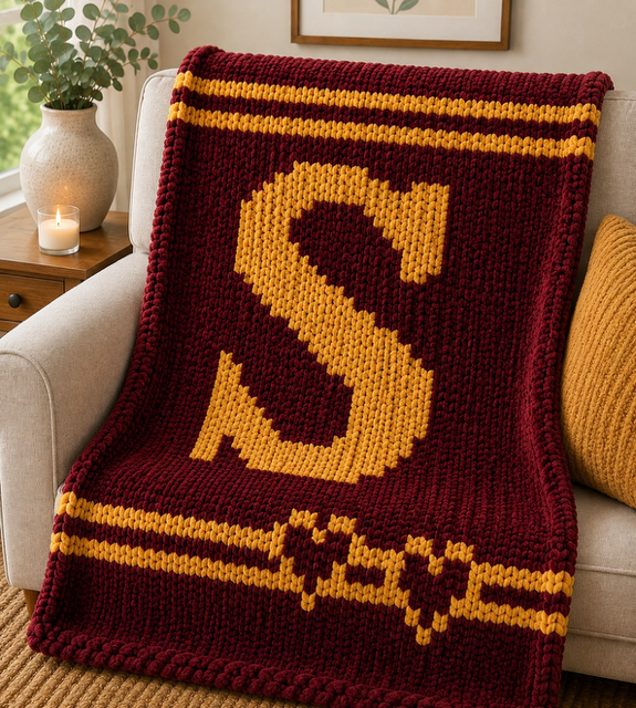 Monogram Throw Blanket